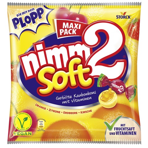 nimm2 Kaubonbon Soft 580808-00 345g (PACK=345 GRAMM) Produktbild Front View L