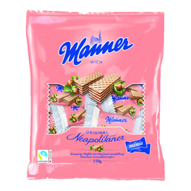 Manner Gebäck Original Neapolitaner Minis 7161000 150g (PACK=150 GRAMM) Produktbild