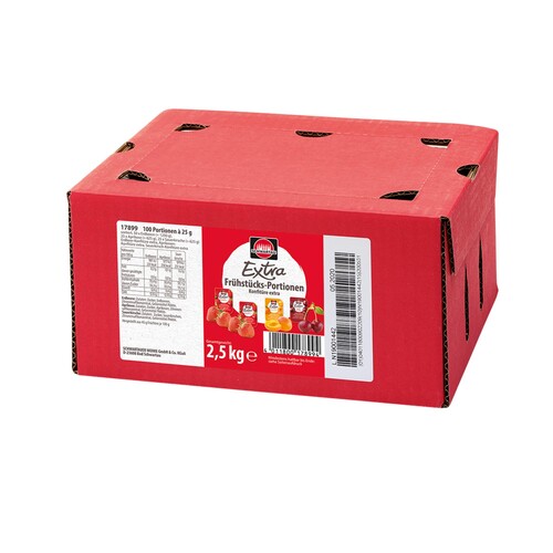 Schwartau Konfitüre Extra 3006181 sort 25g 100St (PACK=100 STÜCK) Produktbild