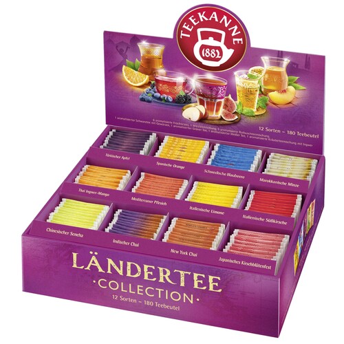 Teekanne Tee Ländertee Collection Box 7940 180St (PACK=180 STÜCK) Produktbild Front View L