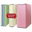 PLUS Japan Ordner ZeroMax 89810 DIN A4 24x30,6cm 1-10cm pink Produktbild Additional View 1 S