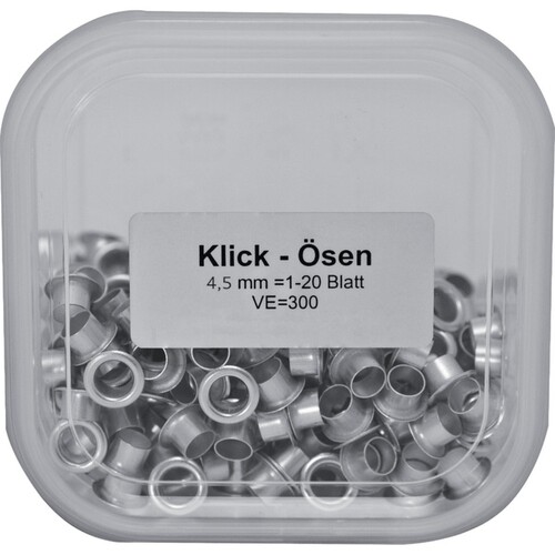 Soldan Klick-Öse Nr. 1 klick45 4,5mm si 300St (PACK=300 STÜCK) Produktbild Front View L