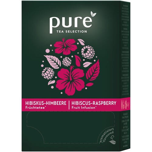Pure Tee Himbeere Hibiskus 509962 25St. (PACK=25 STÜCK) Produktbild Front View L