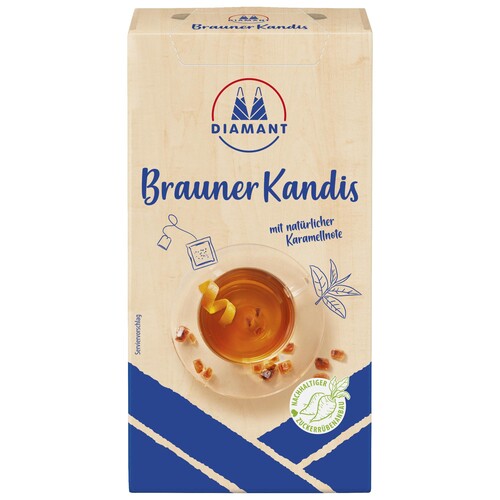 DIAMANT Brauner Kandis 5634301 500g (PACK=500 GRAMM) Produktbild Front View L