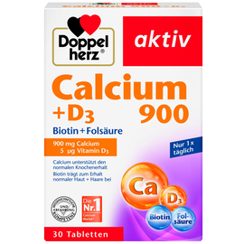 Doppelherz Calcium 900 +D3 +Biotin 30St (PACK=30 STÜCK) Produktbild