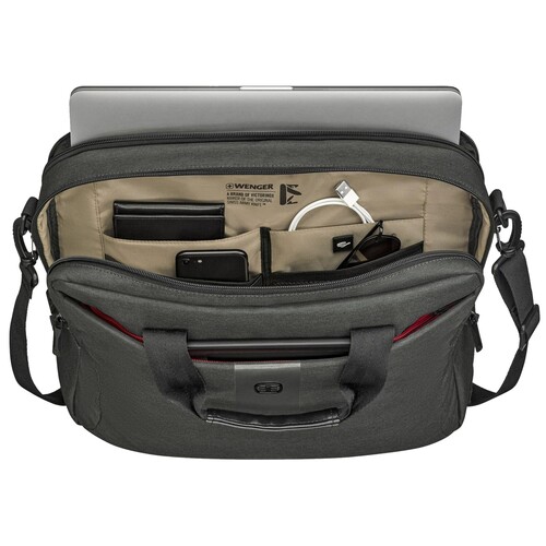 Wenger Laptoptasche MX ECO Brief 612263 kohle Produktbild Additional View 3 L