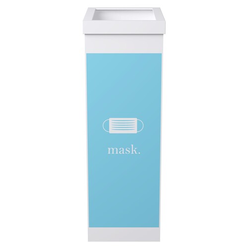 Paperflow Mülltrenner Masken CTSMA.13 60l ws Produktbild Front View L