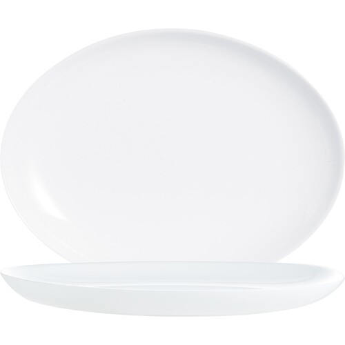 Arcoroc Platte Evolutions N9364 oval 33x25cm ws 6St (PACK=6 STÜCK) Produktbild Front View L