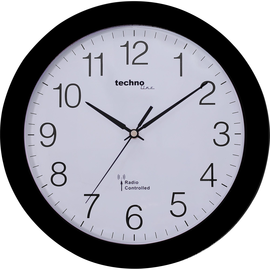 technoline Wanduhr WT 8000 schwarz analog Produktbild