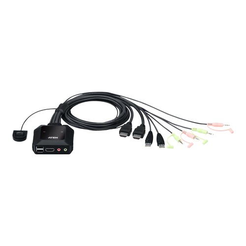 ATEN CS22H - KVM-/Audio-/USB-Switch - 2 x KVM/Audio/USB Produktbild