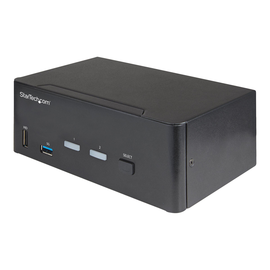 StarTech.com 2-Port Dual Monitor HDMI KVM-Switch - 4K 60Hz UHD HDR - Desktop 4K HDMI 2.0 KVM-Switch Produktbild