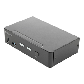StarTech.com 2 Port HDMI KVM-Switch - Einzelmonitor 4K 60Hz Ultra HD HDR - HDMI 2.0 KVM Umschalter m Produktbild