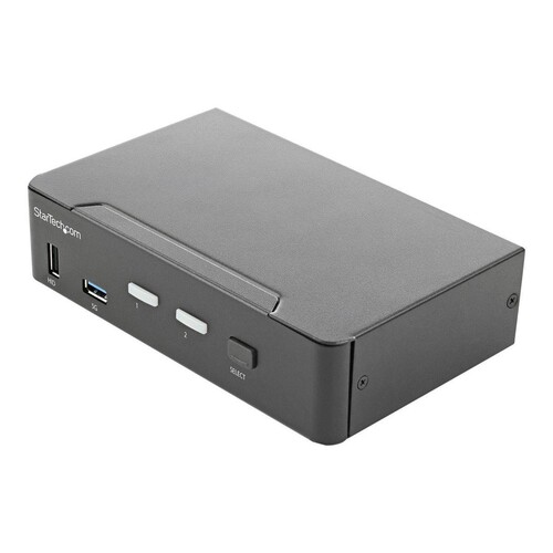 StarTech.com 2 Port HDMI KVM-Switch - Einzelmonitor 4K 60Hz Ultra HD HDR - HDMI 2.0 KVM Umschalter m Produktbild
