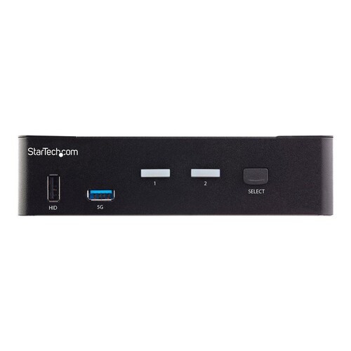 StarTech.com 2 Port HDMI KVM-Switch - Einzelmonitor 4K 60Hz Ultra HD HDR - HDMI 2.0 KVM Umschalter m Produktbild Additional View 2 L