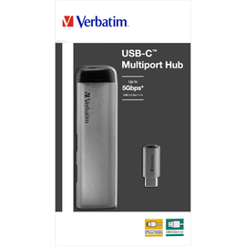 Verbatim Hub - 4 x USB 3.2 Gen 1 - Desktop Produktbild