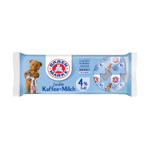 Bärenmarke Die Leichte Kaffee-Milch 05308 4% Fett 10St (PACK=10 STÜCK) Produktbild Front View L