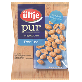 ültje Erdnüsse pur 7262 ungesalzen 200g (PACK=200 GRAMM) Produktbild