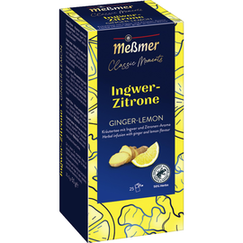 Meßmer Tee Ingwer-Zitrone 108376 25St. (PACK=25 STÜCK) Produktbild