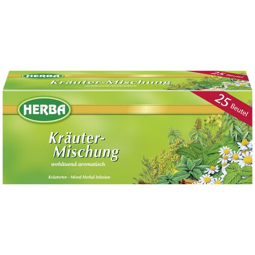 HERBA Tee Kräuter-Mischung 7676 25St (PACK=25 STÜCK) Produktbild Front View L