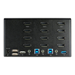 StarTech.com 2 Port Quad Monitor DisplayPort KVM Switch - 4K 60 Hz UHDR - DP 1.2 KVM Switch mit USB Produktbild Additional View 2 S