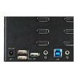 StarTech.com 2 Port Quad Monitor DisplayPort KVM Switch - 4K 60 Hz UHDR - DP 1.2 KVM Switch mit USB Produktbild Additional View 4 S