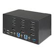 StarTech.com 2 Port DisplayPort KVM Switch - 4K 60 Hz UHD HDR - DP 1.2 KVM Umschalter mit USB 3.0 Hu Produktbild Additional View 2 S