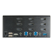 StarTech.com 2 Port DisplayPort KVM Switch - 4K 60 Hz UHD HDR - DP 1.2 KVM Umschalter mit USB 3.0 Hu Produktbild Additional View 3 S