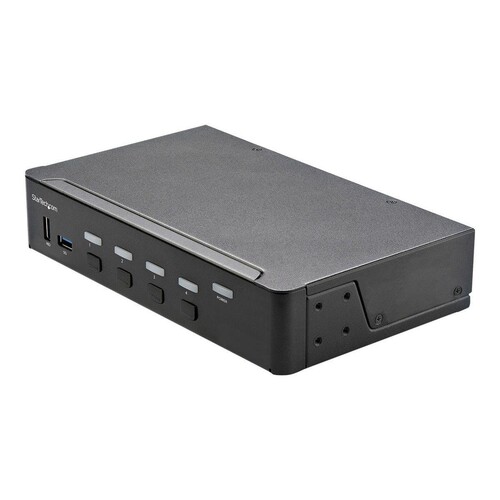 StarTech.com 4 Port HDMI KVM Switch - Einzelmonitor 4K 60Hz Ultra HD HDR - HDMI 2.0 KVM Switch mit 2 Produktbild