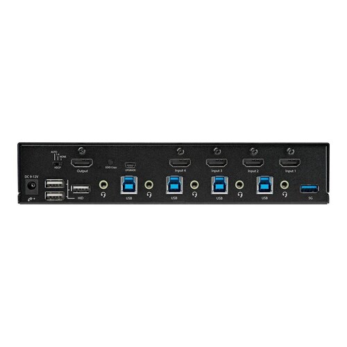 StarTech.com 4 Port HDMI KVM Switch - Einzelmonitor 4K 60Hz Ultra HD HDR - HDMI 2.0 KVM Switch mit 2 Produktbild Additional View 1 L
