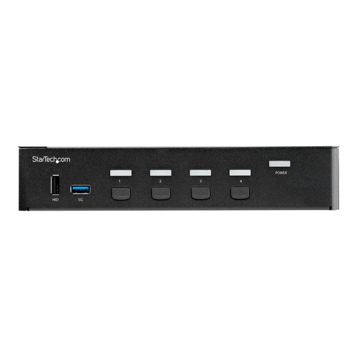 StarTech.com 4 Port HDMI KVM Switch - Einzelmonitor 4K 60Hz Ultra HD HDR - HDMI 2.0 KVM Switch mit 2 Produktbild Additional View 2 L