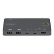 StarTech.com 2 Port Hybrid KVM Switch HDMI + USB-A & USB-C - 4K 60Hz HDMI 2.0 Monitor - Kompakter De Produktbild Additional View 3 S