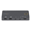 StarTech.com 2 Port Hybrid KVM Switch HDMI + USB-A & USB-C - 4K 60Hz HDMI 2.0 Monitor - Kompakter De Produktbild Additional View 4 S