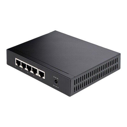 StarTech.com 5 Port Gigabit Switch - Unverwalteter 2.5Gbit/s Switch - Office-/Heimnetzwerk/Lan Switc Produktbild Additional View 3 L
