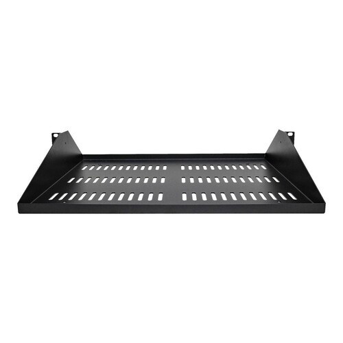 StarTech.com 2U 19 Zoll Fachboden für Rack - Perforierte, freitragende rack ablage mit zentrierter b Produktbild Additional View 3 L