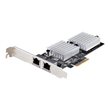 StarTech.com 2-Port 10Gbps PCIe Network Adapter Card, Network Card for PCs/Servers, Full-Height/Low- Produktbild Additional View 2 S