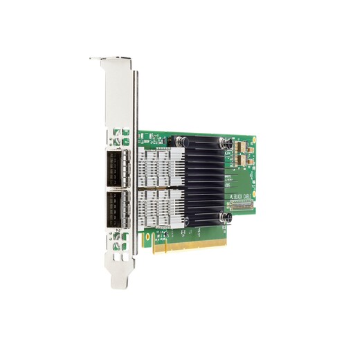 HPE InfiniBand HDR MCX653106A-HDAT - Netzwerkadapter Produktbild Front View L