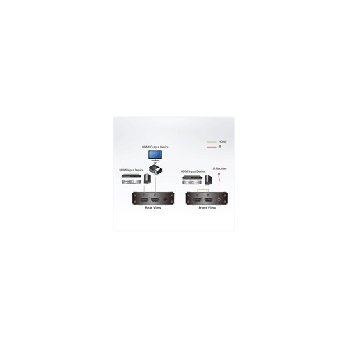 ATEN VS381B - Video/Audio-Schalter - 3 x HDMI Produktbild Additional View 4 L