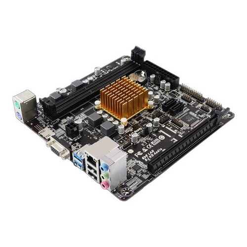 Biostar A68N-2100K - Motherboard - Mini-ITX - AMD E1 6010 - USB 3.2 Gen 1 - Gigabit LAN - Onboard-Gr Produktbild Additional View 1 L