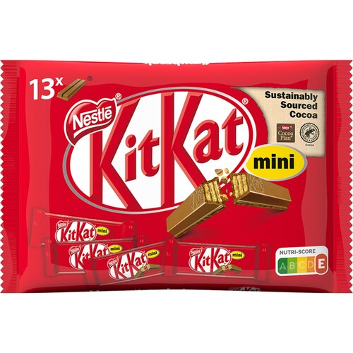 KitKat Schokoriegel Mini 12560898 217g 13St (PACK=13 STÜCK) Produktbild Front View L