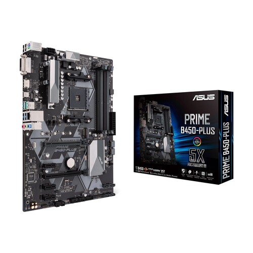 ASUS PRIME B450-PLUS - Motherboard - ATX - Socket AM4 - AMD B450 Chipsatz - USB 3.1 Gen 1, USB 3.1 G Produktbild