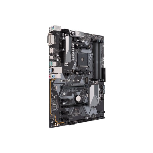 ASUS PRIME B450-PLUS - Motherboard - ATX - Socket AM4 - AMD B450 Chipsatz - USB 3.1 Gen 1, USB 3.1 G Produktbild Additional View 1 L
