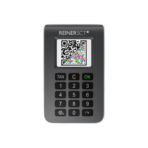 ReinerSCT tanJack photo QR - TAN-Generator Produktbild Front View L