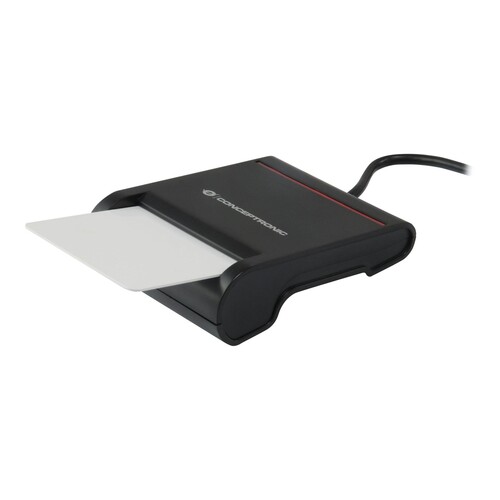 Conceptronic SCR01B - SmartCard-Leser - USB 2.0 Produktbild Additional View 3 L