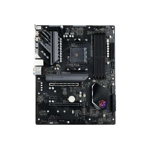 ASRock B550 PG Riptide - Motherboard - ATX - Socket AM4 - AMD B550 Chipsatz - USB-C Gen2, USB 3.2 Ge Produktbild