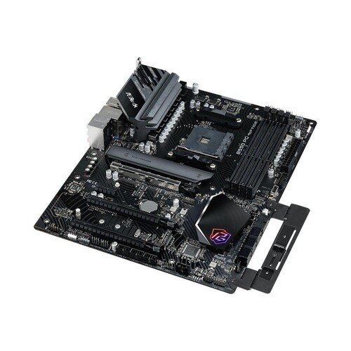 ASRock B550 PG Riptide - Motherboard - ATX - Socket AM4 - AMD B550 Chipsatz - USB-C Gen2, USB 3.2 Ge Produktbild Additional View 3 L