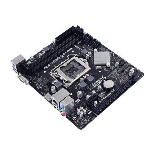 Biostar H61MHV3 - Motherboard - micro ATX - LGA1155-Sockel - H61 Chipsatz - Gigabit LAN - Onboard-Gr Produktbild Additional View 1 L
