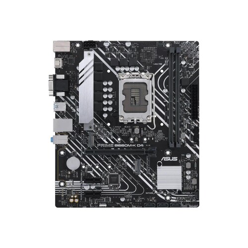 ASUS PRIME B660M-K D4 - Motherboard - micro ATX - LGA1700-Sockel - B660 Chipsatz - USB 3.2 Gen 1 - G Produktbild
