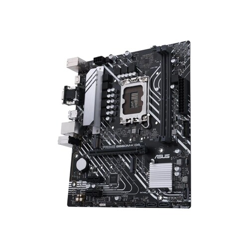 ASUS PRIME B660M-K D4 - Motherboard - micro ATX - LGA1700-Sockel - B660 Chipsatz - USB 3.2 Gen 1 - G Produktbild Additional View 3 L