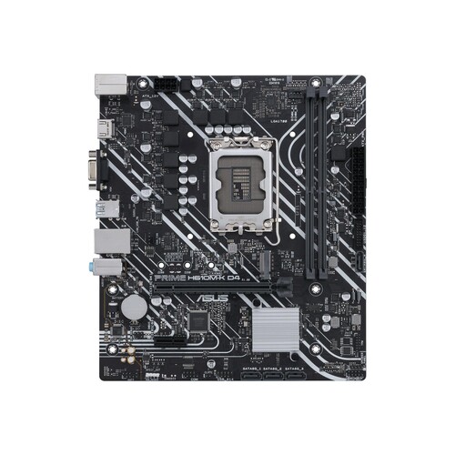 ASUS PRIME H610M-K D4 - Motherboard - micro ATX - LGA1700-Sockel - H610 Chipsatz - USB 3.2 Gen 2, US Produktbild