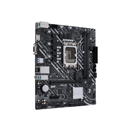 ASUS PRIME H610M-K D4 - Motherboard - micro ATX - LGA1700-Sockel - H610 Chipsatz - USB 3.2 Gen 2, US Produktbild Additional View 1 L